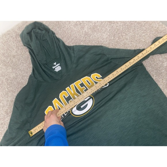 Green Bay Packers Mens 3XL Green Hoodie Pullover Active Wear Jacket NFL NFC - Picture 7 of 9